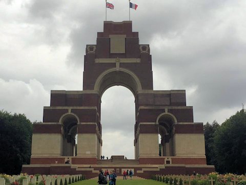 The monument at Thiepval